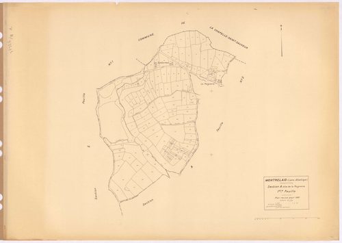 Montrelais - Section A1 Peignerie (section de La) ; 1-172