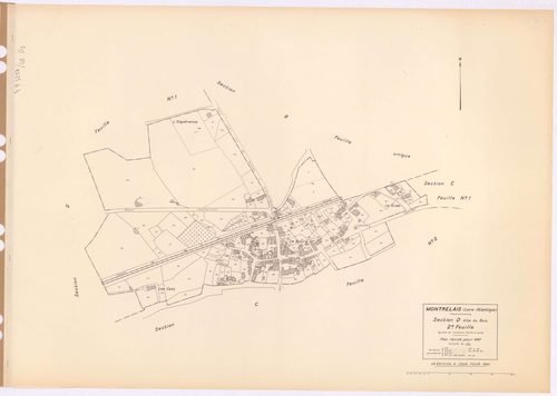 Montrelais - Section D2 Bois (section du) ; 273-452