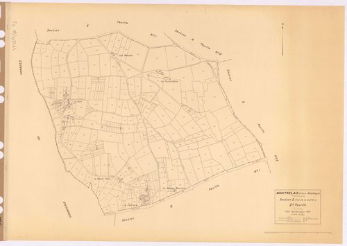 Montrelais - Section E2 Caillerie(section de La) ; 314-655