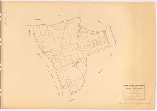 Montrelais - Section E3 Caillerie(section de La) ; 656-826
