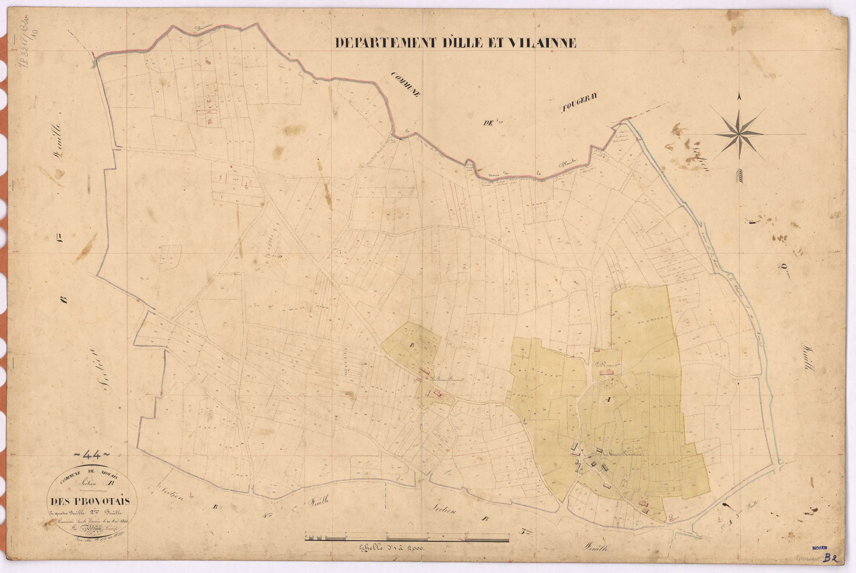 Mouais - Section B2 Provotais (section des) ; 171-777