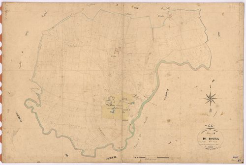 Mouais - Section A3 Bourg (section du) ; 423-873