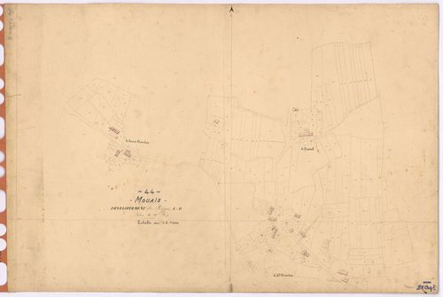 Mouais - Section B2 (développement) Provotais (section des) ; 171-777 ; développement des villages du Ruaud, de La Haute Provotais et de La Basse Provotais