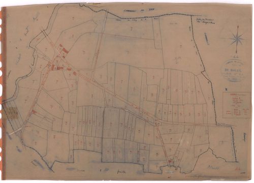 Mouais - Section A4 Bourg (section du) ; 638-752
