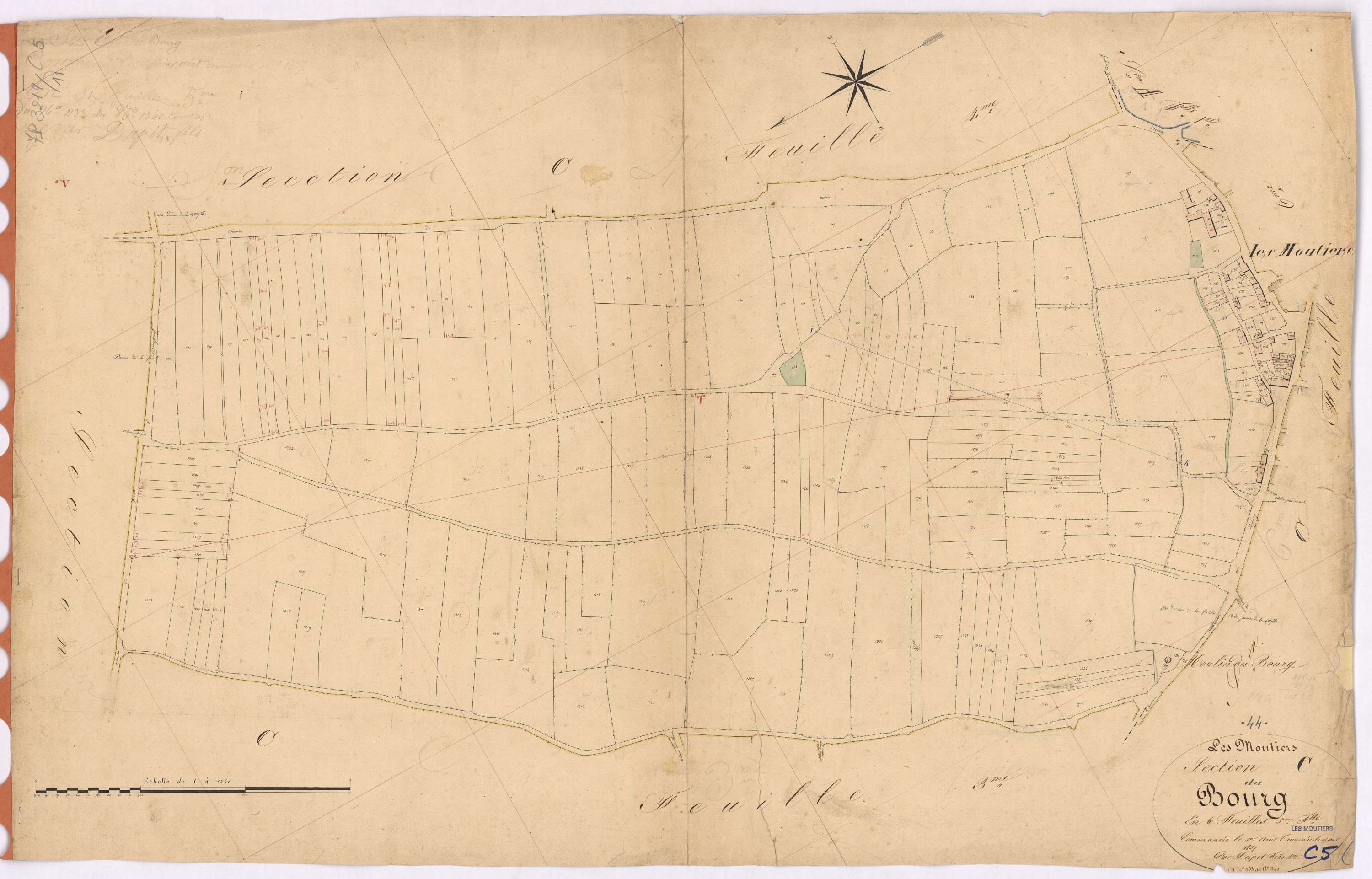 Moutiers-en-Retz - Section C5 Bourg (section du) ; 1133-1340
