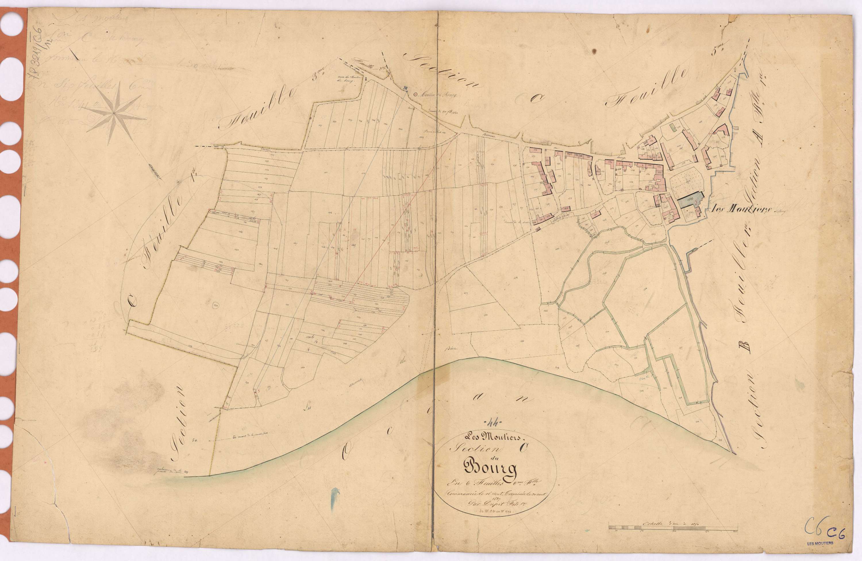 Moutiers-en-Retz - Section C6 Bourg (section du) ; 1341-1594