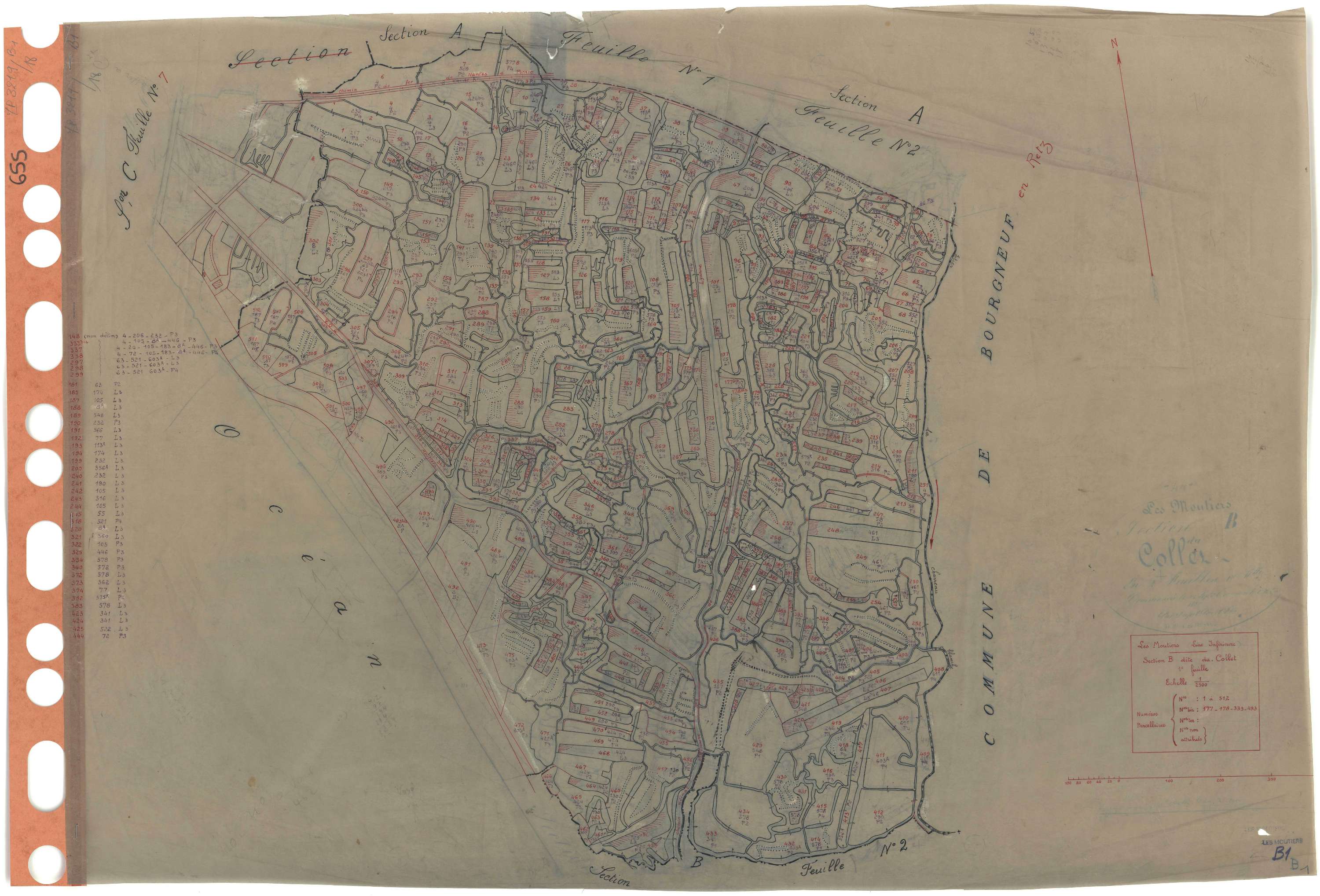 Moutiers-en-Retz - Section B1 Collet (section du) . 1-512