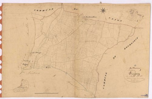 Moutiers-en-Retz - Section A3 Prigny (section de) ; 498-916