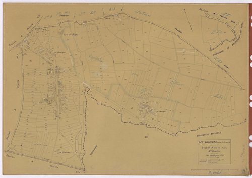 Moutiers-en-Retz - Section A2 Prigny (section de) ; 101-399