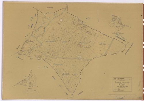 Moutiers-en-Retz - Section A3 Prigny (section de) ; 400-713
