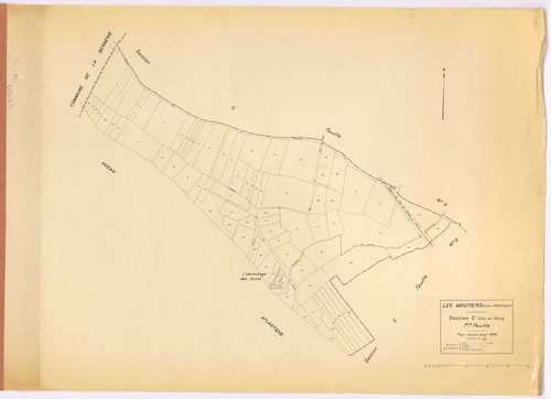 Moutiers-en-Retz - Section C1 Bourg (section du) ; 1-84