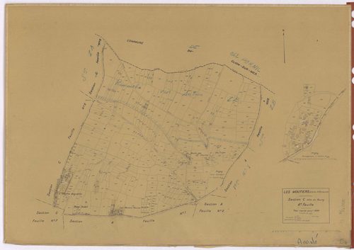 Moutiers-en-Retz - Section C4 Bourg (section du) ; 527-922