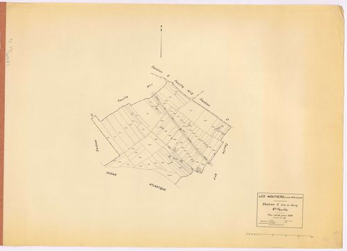 Moutiers-en-Retz - Section C6 Bourg (section du) ; 1040-1131