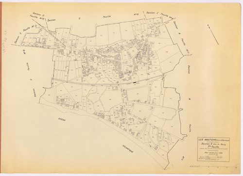 Moutiers-en-Retz - Section C7 Bourg (section du) ; 1132-1486