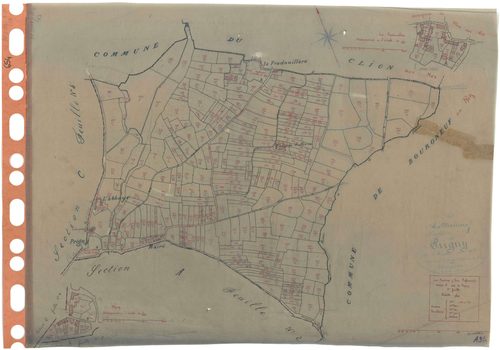 Moutiers-en-Retz - Section A3 Prigny (section de) . 400-713