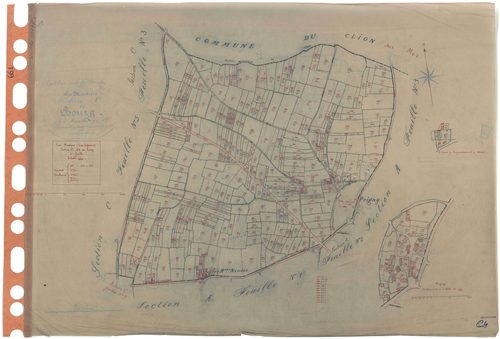 Moutiers-en-Retz - Section C4 Bourg (section du) . 527-922