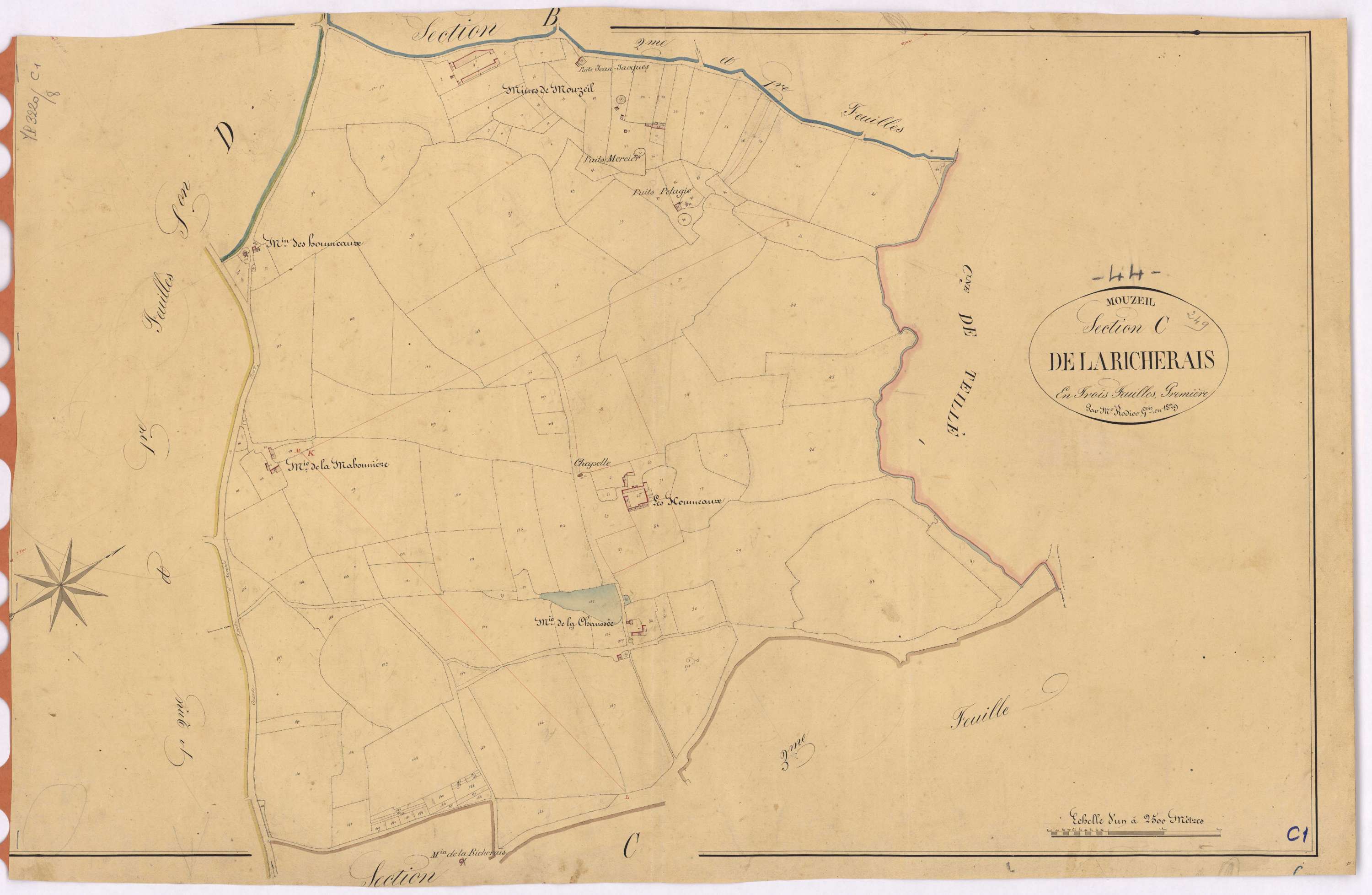 Mouzeil - Section C1 Richerais (section de La)