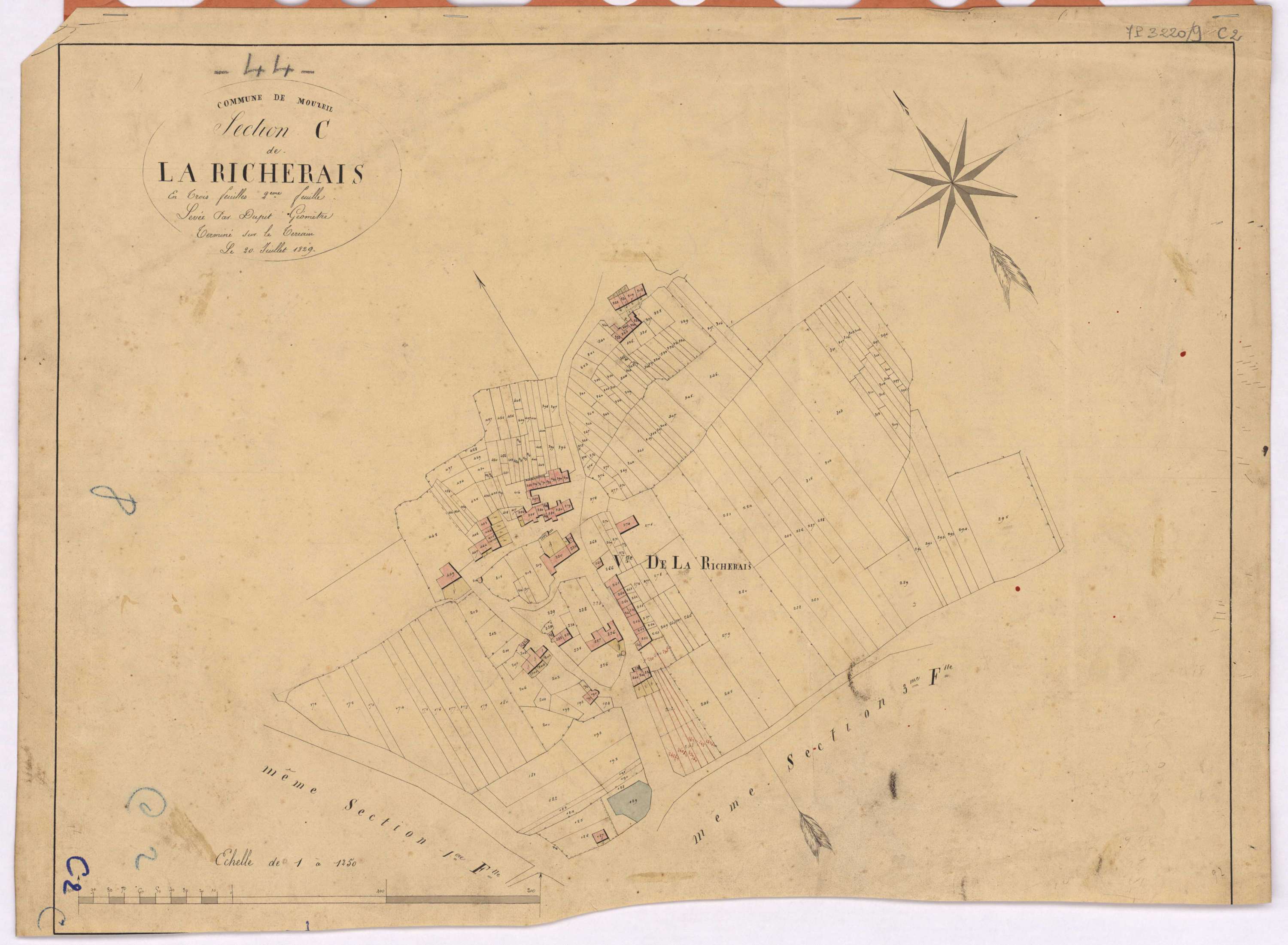 Mouzeil - Section C2 Richerais (section de La)