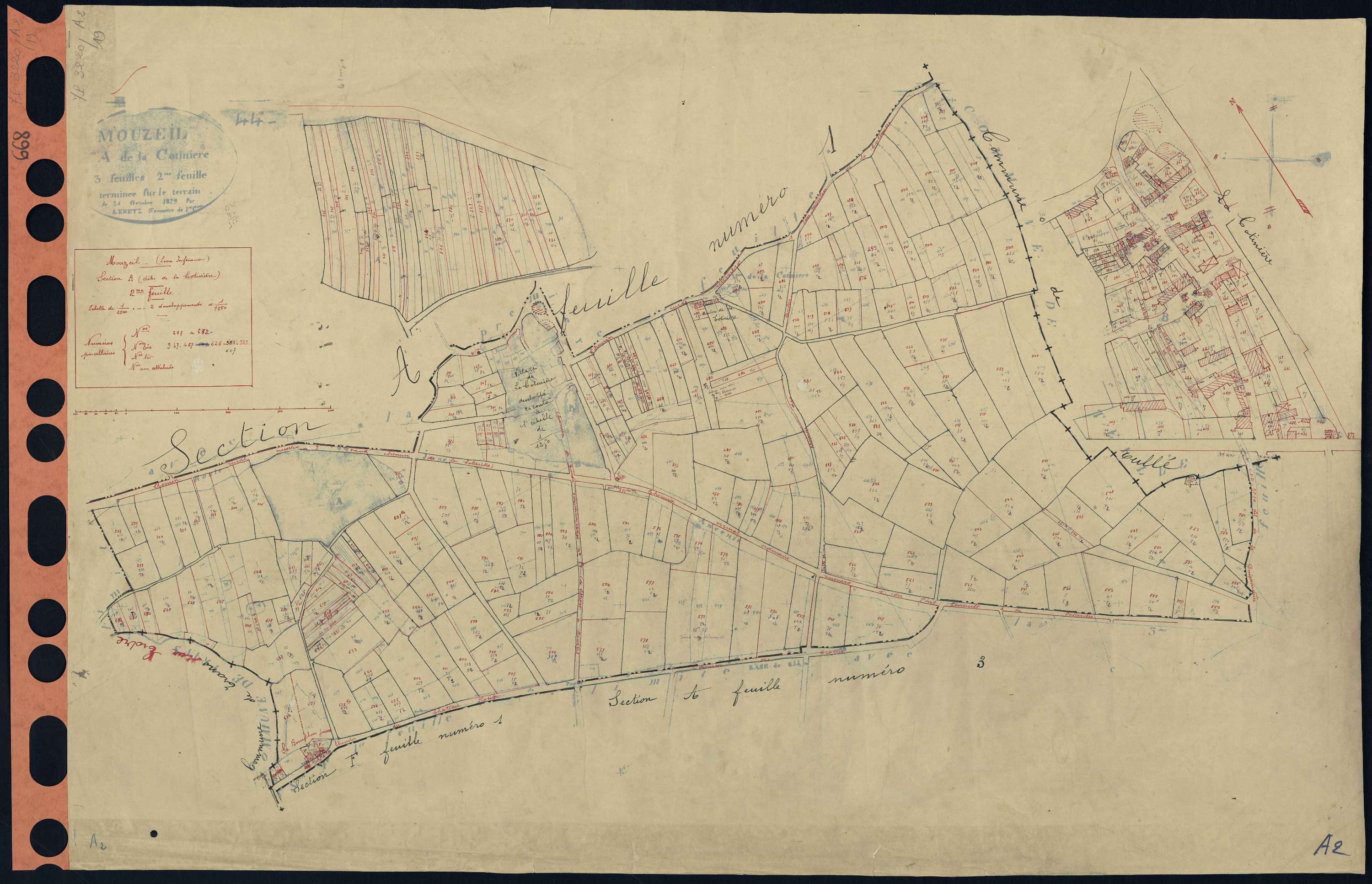 Mouzeil - Section A2 Cotinière (section de La) . 297-652