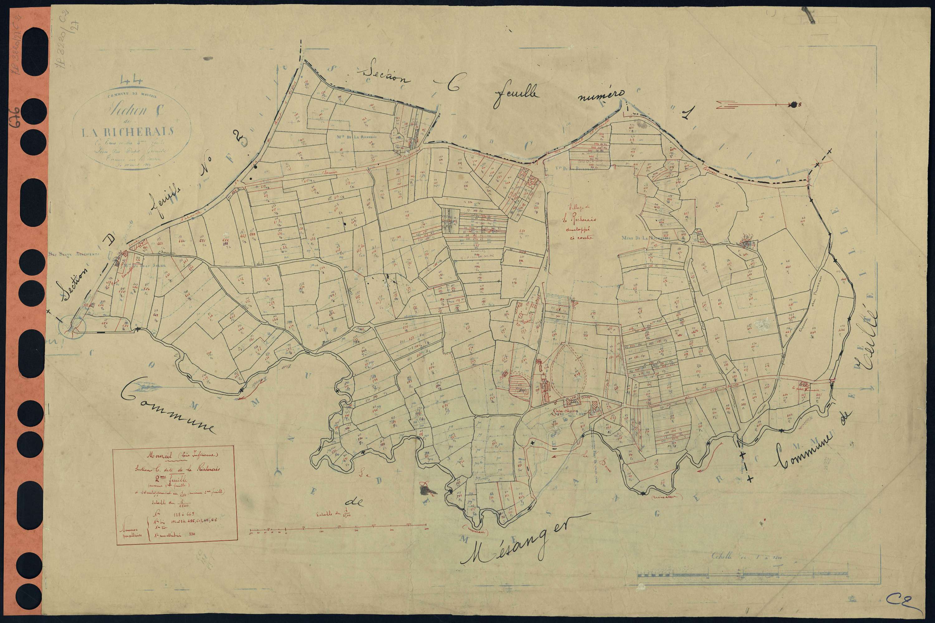 Mouzeil - Section C2 Richerais (section de La) . 138-669