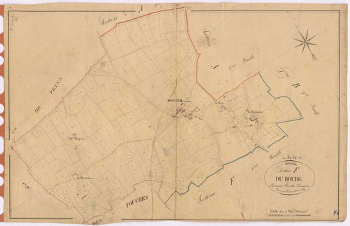 Mouzeil - Section F1 Bourg (section du)