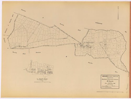 Mouzeil - Section A3 Cotinière (section de La) ; 653-872