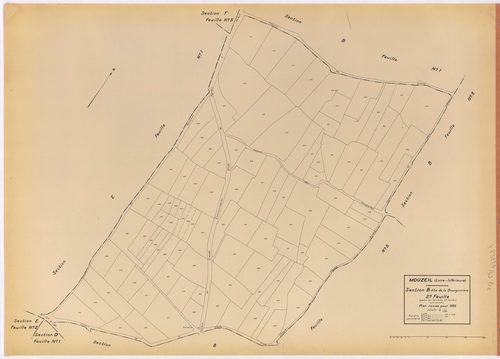 Mouzeil - Section B2 Bourgonnière (section de La) ; 312-408