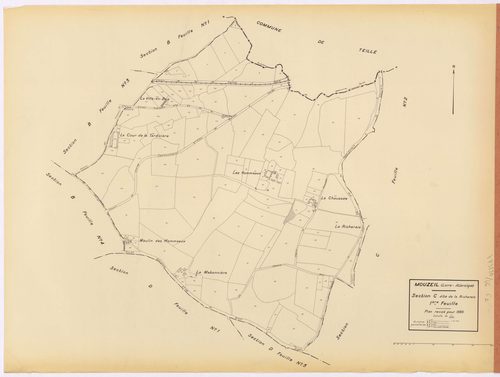 Mouzeil - Section C1 Richerais (section de La) ; 1-137