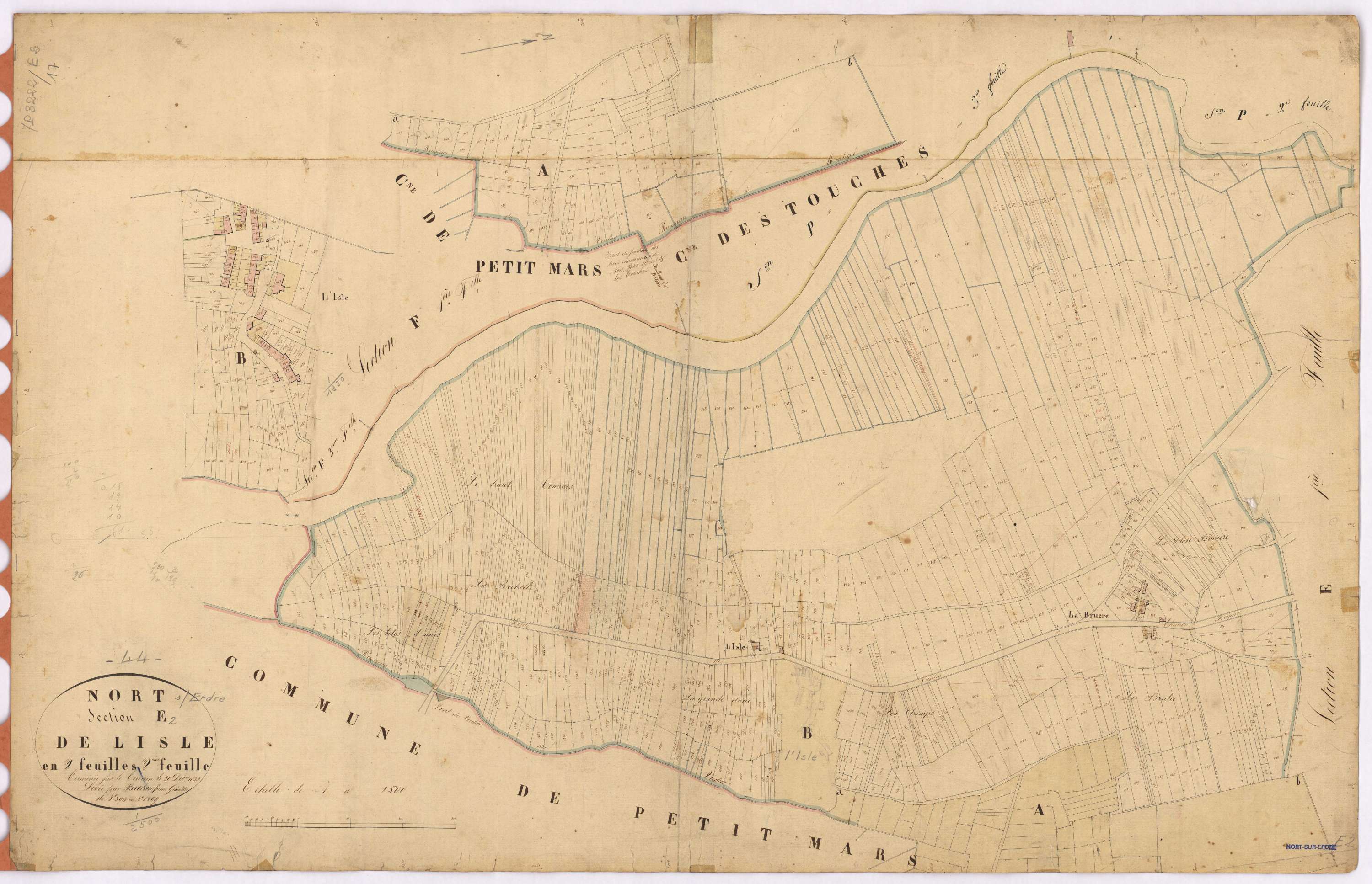 Nort-sur-Erdre - Section E2 Isle (section de l') ; 394-1269