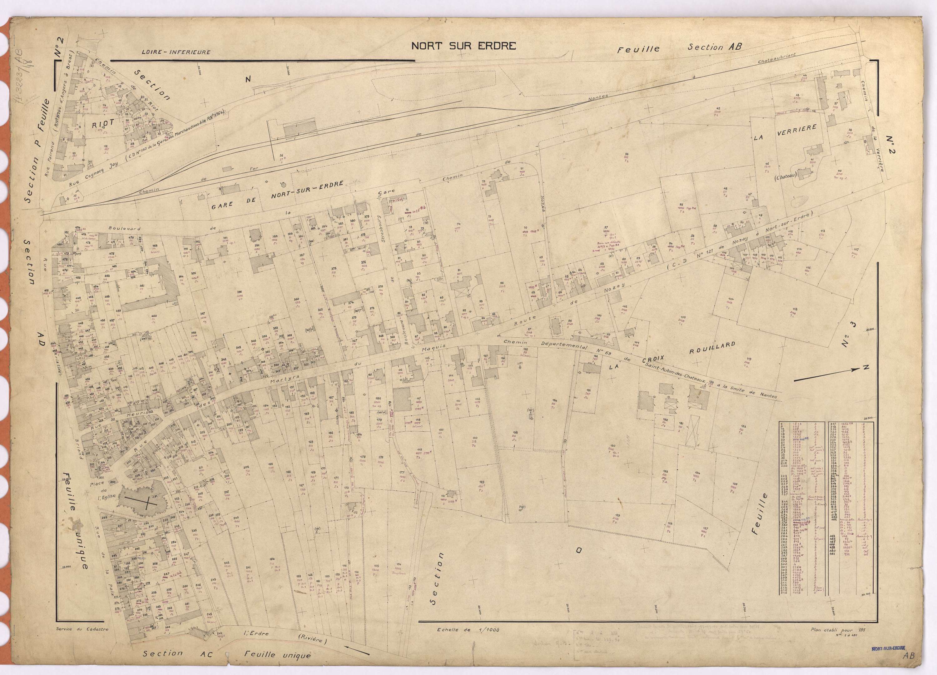 Nort-sur-Erdre - Section AB 1-481