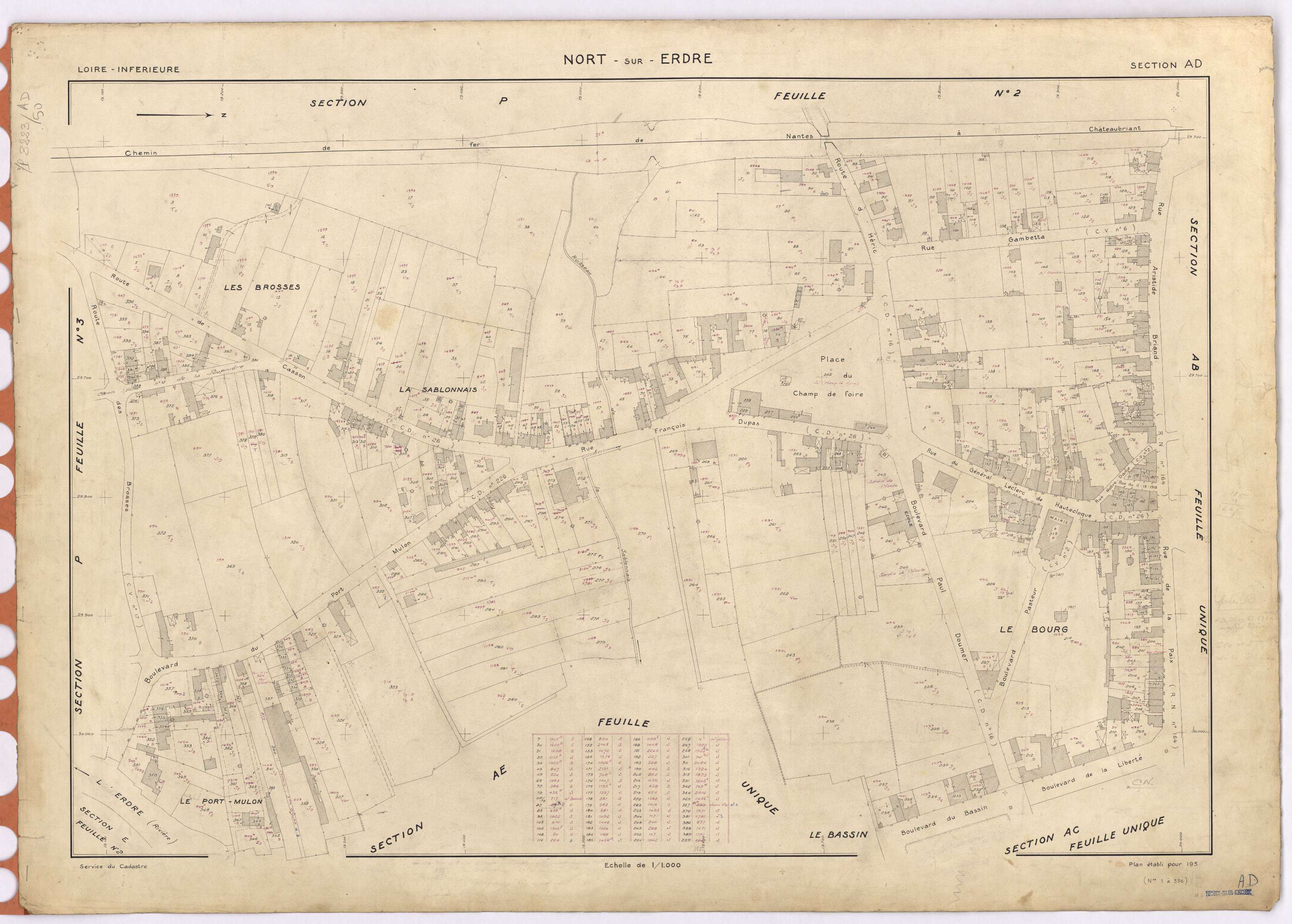 Nort-sur-Erdre - Section AD 1-396