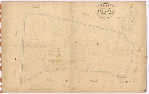 Nort-sur-Erdre - Section A2 Landes (section des) ; 245-601