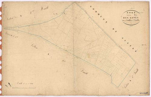 Nort-sur-Erdre - Section A3 Landes (section des) ; 602-715