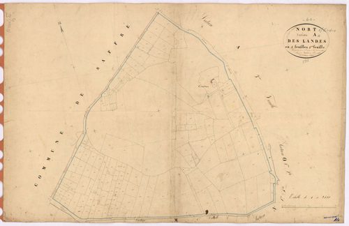 Nort-sur-Erdre - Section A4 Landes (section des) ; 716-861