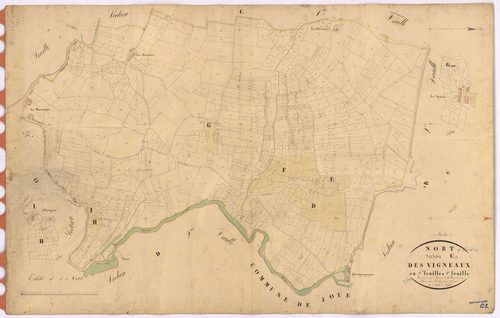 Nort-sur-Erdre - Section C2 Vigneaux (section des) ; 876-1875