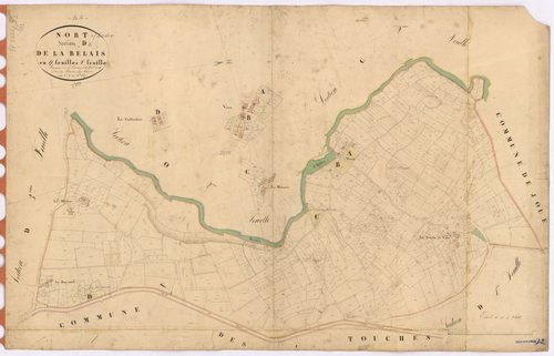 Nort-sur-Erdre - Section D2 Bélais (section de La) ; 37-647