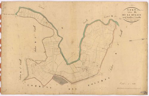 Nort-sur-Erdre - Section D3 Bélais (section de La) ; 649-903