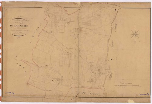 Nort-sur-Erdre - Section I2 Gazoire (section de La) ; 605-987