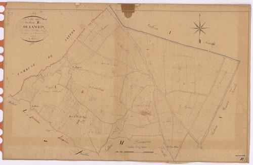 Nort-sur-Erdre - Section M1 Languin (section de) ; 1-881