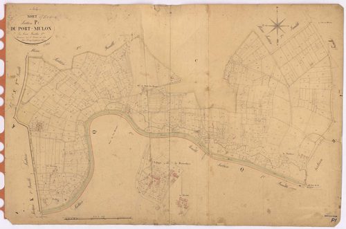 Nort-sur-Erdre - Section P1 Port-Mulon (section du) ; 1-729