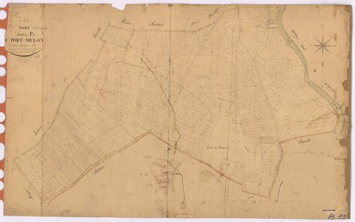 Nort-sur-Erdre - Section P3 Port-Mulon (section du) ; 1745-2129