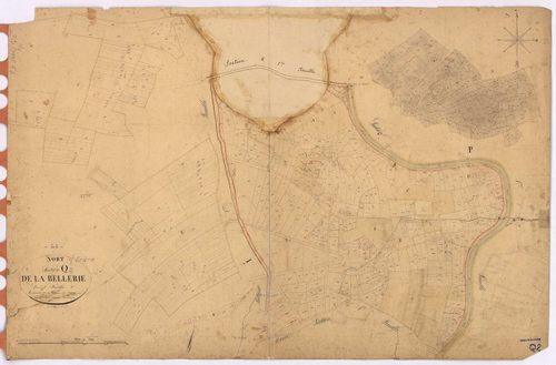 Nort-sur-Erdre - Section Q2 Bellerie (section de La) ; 886-1714