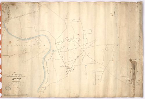 Nort-sur-Erdre - Section P Q Extrait du plan cadastral des sections P et Q