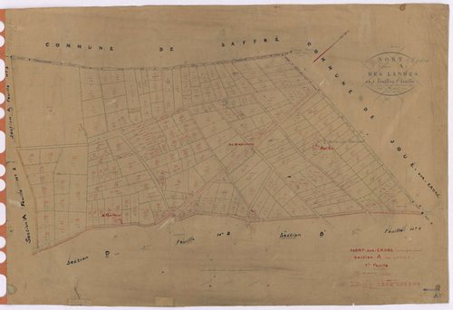 Nort-sur-Erdre - Section A1 Landes (section des) ; 1-249