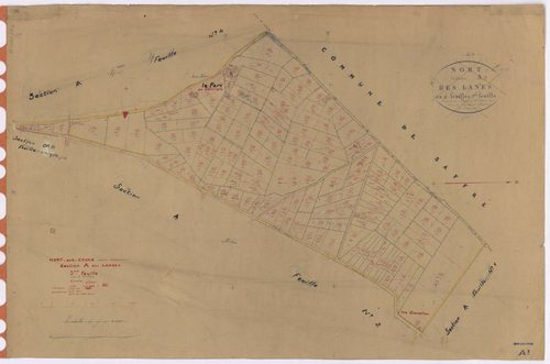 Nort-sur-Erdre - Section A3 Landes (section des) ; 520-685