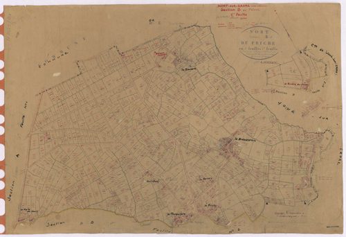 Nort-sur-Erdre - Section B1 Friche (section du) ; 1-646