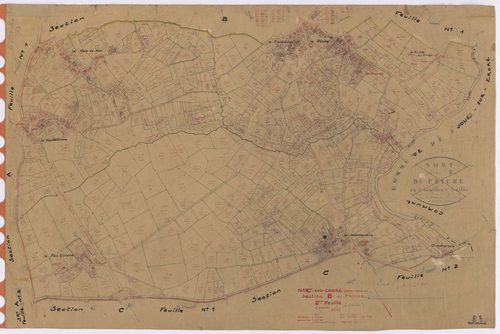 Nort-sur-Erdre - Section B2 Friche (section du) ; 647-1390