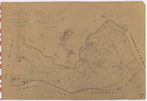 Nort-sur-Erdre - Section D2 Bellais (section de La) ; 34-463