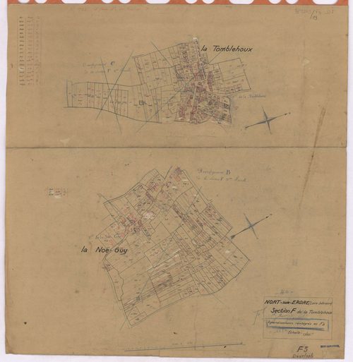 Nort-sur-Erdre - Section F3 (développement) Tomblehoux (section de La) ; 521-1474 ; développement des villages de La Tomblehoux et de La Noë-Guy