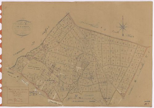 Nort-sur-Erdre - Section M1 Languin (section de) ; 1-481